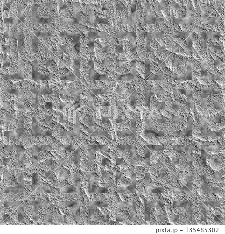 Seamless concrete gray wall texture.  Hi-res texture. 135485302