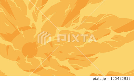 雷が左下から放射状に広がる背景イラスト_16:9 雷が左下から放射状に広がる背景イラスト_16:9 135485932