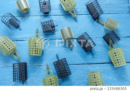 The composition of the fishing feeders. Feeding troughs for fishing. The composition of the fishing feeders. Feeding troughs for fishing. 135486303