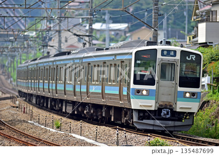 中央本線　上野原　JR東日本　211系　N605編成（長野） 135487699