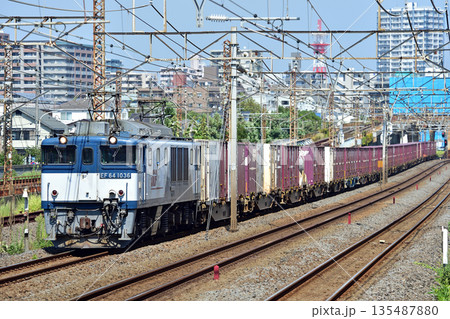 東海道本線　相模貨物　JR貨物　EF64-1036（愛知） 135487880