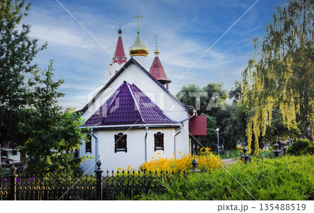 Minsk, Belarus. July 25, 2018. The Church of the Krupetskaya Icon of the Mother of God. 135488519
