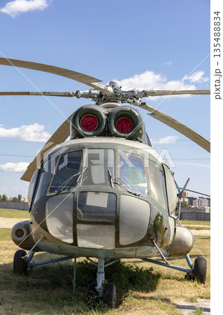 multi-purpose helicopter of military aviation, equipment for the army 135488834