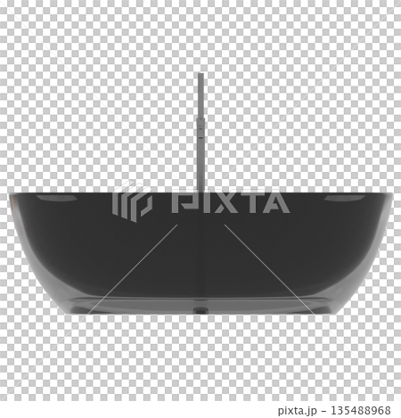 bathtub isolated on a white background, 3D illustration, and a CG render bathtub isolated on a white background, 3D illustration, and a CG render 135488968