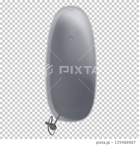 bathtub isolated on a white background, 3D illustration, and a CG render 135488987