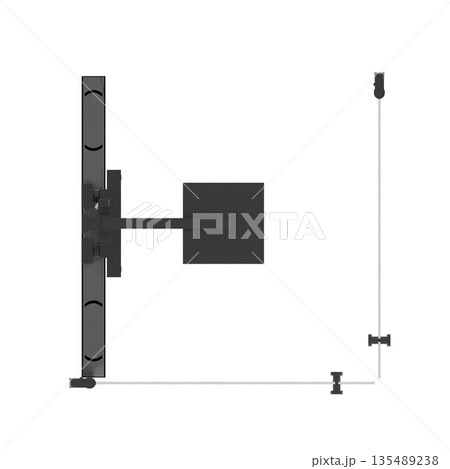 shower cabin isolated on transparent background, 3D illustration, cg render shower cabin isolated on transparent background, 3D illustration, cg render 135489238
