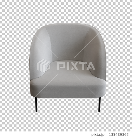 armchair isolate on a transparent background, comfortable furniture for home interior, 3D illustration, cg render armchair isolate on a transparent background, comfortable furniture for home interior, 3D illustration, cg render 135489365