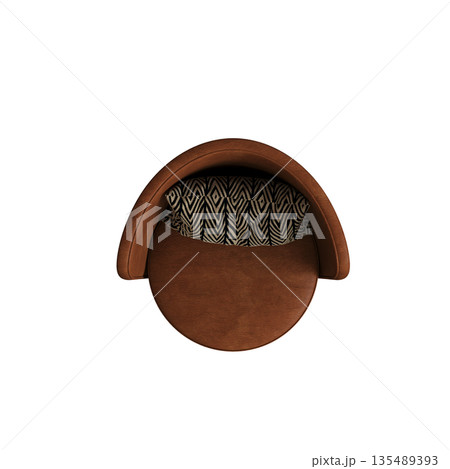 armchair isolate on a transparent background, comfortable furniture for home interior, 3D illustration, cg render armchair isolate on a transparent background, comfortable furniture for home interior, 3D illustration, cg render 135489393