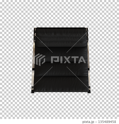 armchair isolate on a transparent background, comfortable furniture for home interior, 3D illustration, cg render 135489458