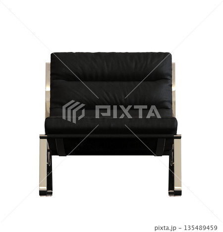 armchair isolate on a transparent background, comfortable furniture for home interior, 3D illustration, cg render armchair isolate on a transparent background, comfortable furniture for home interior, 3D illustration, cg render 135489459