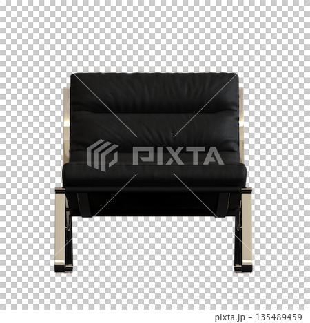 armchair isolate on a transparent background, comfortable furniture for home interior, 3D illustration, cg render armchair isolate on a transparent background, comfortable furniture for home interior, 3D illustration, cg render 135489459