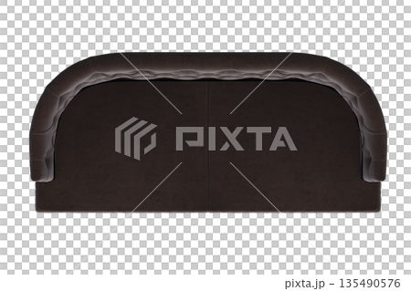 sofa isolate on a transparent background, interior furniture, 3D illustration, cg render sofa isolate on a transparent background, interior furniture, 3D illustration, cg render 135490576