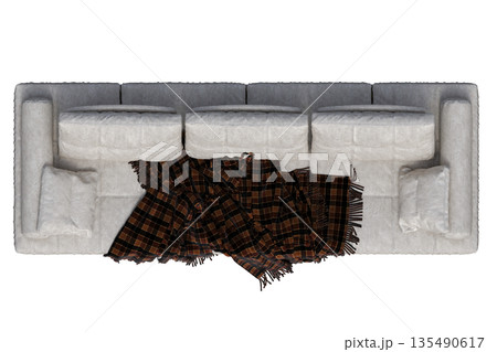 sofa isolate on a transparent background, interior furniture, 3D illustration, cg render sofa isolate on a transparent background, interior furniture, 3D illustration, cg render 135490617