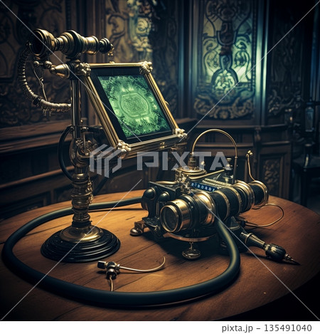 Steampunk Technology A Vintage-Inspired Device for Futuristic Visions and Creative Projects Steampunk Technology A Vintage-Inspired Device for Futuristic Visions and Creative Projects 135491040
