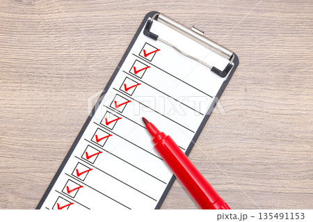 チェックリスト　to do list 135491153