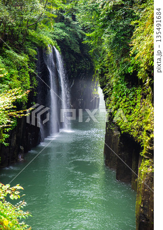宮崎県 高千穂峡 真名井の滝 日本の滝百選に選ばれた絶景 135491684