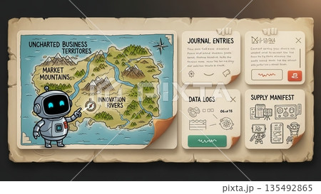 未開のビジネス領域を探るロボット探検隊 未開のビジネス領域を探るロボット探検隊 135492865