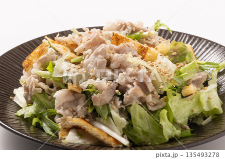 豚しゃぶサラダ 135493278