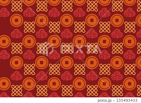 seamless pattern with circles seamless pattern with circles 135493433