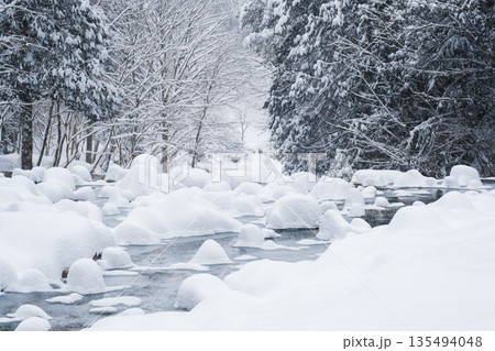 夕森渓谷（冬） 135494048