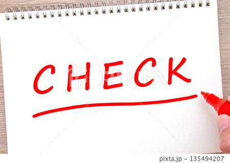 check　チェック 135494207