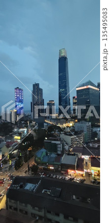 cityscape at night cityscape at night 135495083