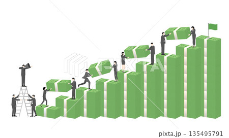 301_Business_Teamwork_Men_Women_Banknotes_Boss_Goal 301_Business_Teamwork_Men_Women_Banknotes_Boss_Goal 135495791