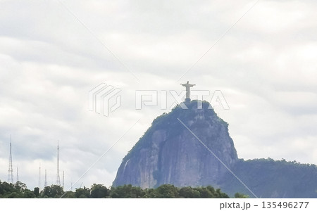 Christ the Redeemer on Corcovado mountain Rio de Janeiro Brazil. 135496277