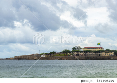 Copacabana Leme Tropical Paradise Beach Panorama Rio de Janeiro Brazil. 135496339