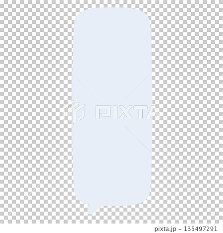 Simple hand-drawn speech bubble illustration in dull blue that can be used for titles and descriptions Simple hand-drawn speech bubble illustration in dull blue that can be used for titles and descriptions 135497291