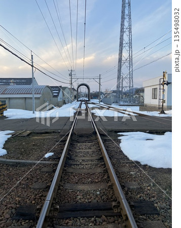 水落駅からみた車両基地 水落駅からみた車両基地 135498032