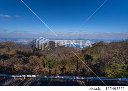 【瀬戸内海国立公園】冬の金甲山から見た岡山市街3 岡山県岡山市・玉野市 【瀬戸内海国立公園】冬の金甲山から見た岡山市街3 岡山県岡山市・玉野市 135498233