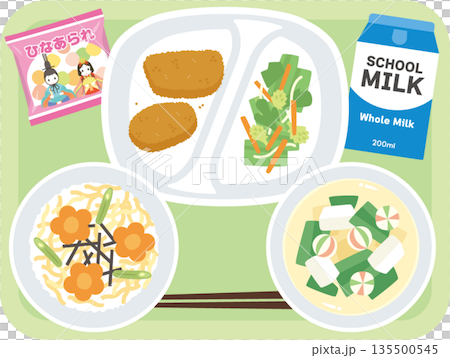 學校午餐女兒節菜單 135500545