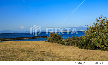 葉山町の一色海岸 135504218