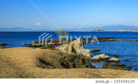 葉山町の一色海岸 葉山町の一色海岸 135504219