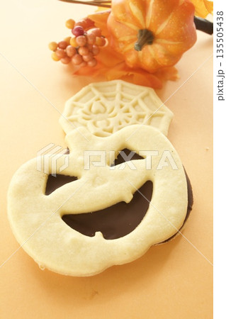 かぼちゃのチョコクッキー 135505438