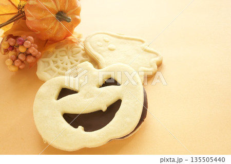 かぼちゃのチョコクッキー 135505440