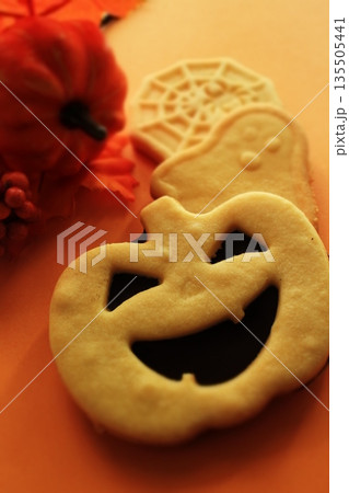 かぼちゃのチョコクッキー 135505441