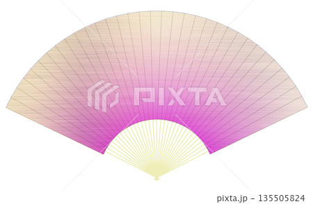 扇子　紫 135505824
