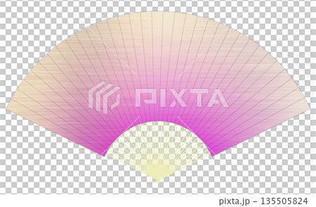 扇子　紫 135505824