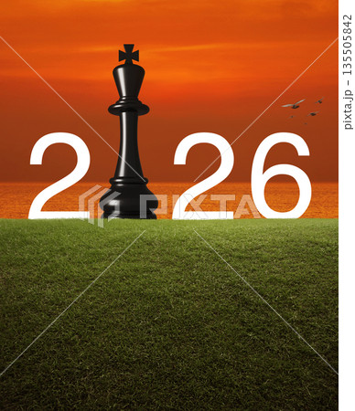 Happy new year 2026 strategy and success concept 135505842