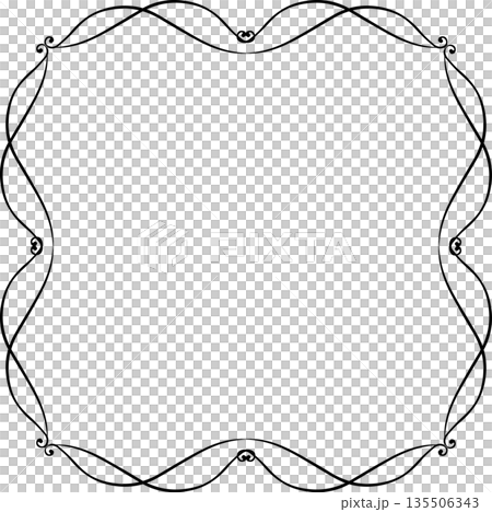 Vintage black decorative vector frame in Gothic style - elegant vector frame on white background, EPS10, hallowen, crismes. Vintage black decorative vector frame in Gothic style - elegant vector frame on white background, EPS10, hallowen, crismes. 135506343