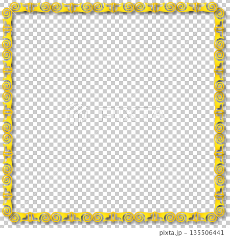 Vintage gold decorative vector frame in Gothic style - elegant vector frame on white background, EPS10, hallowen, crismes. Vintage gold decorative vector frame in Gothic style - elegant vector frame on white background, EPS10, hallowen, crismes. 135506441