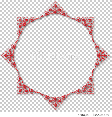 Vintage red decorative vector frame in Gothic style - elegant vector frame on white background, EPS10, hallowen, crismes. Vintage red decorative vector frame in Gothic style - elegant vector frame on white background, EPS10, hallowen, crismes. 135506529
