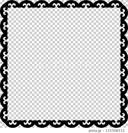 Vintage decorative vector frame in Gothic style - elegant vector frame on white background, EPS10, hallowen, crismes. Vintage decorative vector frame in Gothic style - elegant vector frame on white background, EPS10, hallowen, crismes. 135506531