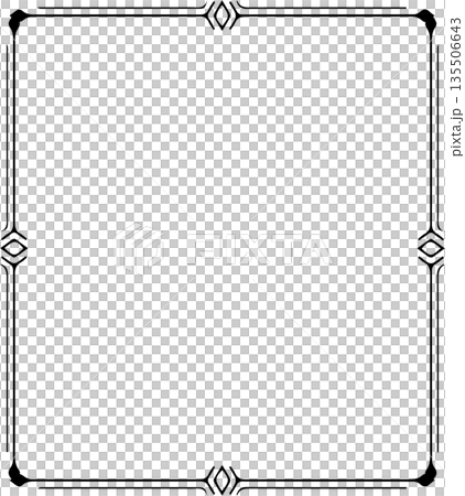 Vintage decorative vector frame in gothic style - elegant black vector frame on white background, EPS10, halloween, christmas. Vintage decorative vector frame in gothic style - elegant black vector frame on white background, EPS10, halloween, christmas. 135506643