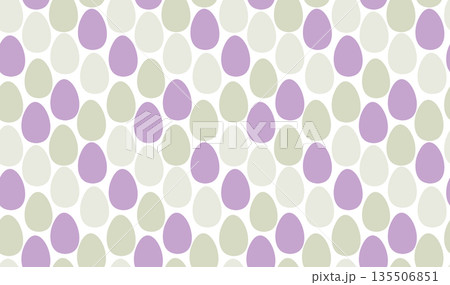 Seamless Easter egg background. hand drawn. Not AI, Vector illustration. Seamless Easter egg background. hand drawn. Not AI, Vector illustration. 135506851
