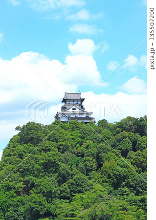 愛知県犬山市、国宝犬山城の風景 135507200
