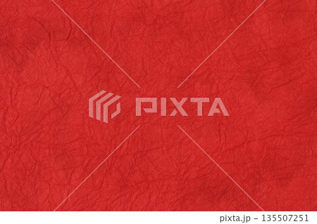 和紙 赤 テクスチャ ビンテージ 背景 135507251