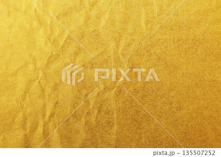 和紙 金 テクスチャ ビンテージ 背景 135507252